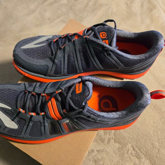 Brooks PureGrit 2 All Terrain Denim Ombre/Coral Split-Toe Trail Run Hiker 120133 - Picture 8 of 16